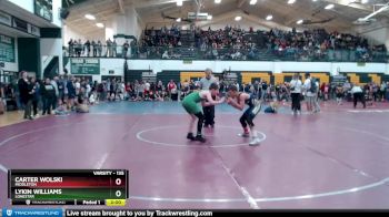 135 lbs Quarterfinal - Carter Wolski, Middleton vs Lykin Williams, Lonestar
