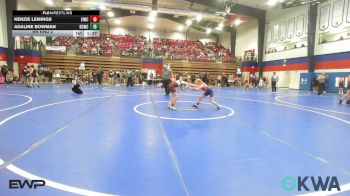 74 lbs Rr Rnd 2 - Kenzie Lemings, Eufaula Ironheads Wrestling Club vs Adaline Bowman, Dark Cloud Wrestling Club