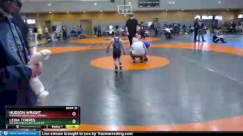 53 lbs Round 1 - Lexia Torres, Ascend Wrestling Academy vs Hudson Wright, Punisher Wrestling Company