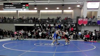 285 lbs Quarterfinal - Colin Falla, Greenwich vs Yasin Afrailov, Suffield/Windsor Locks