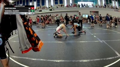 120 lbs Champ. Round 2 - Dashiell Hilbert, St. Johns Silverbacks vs Jose Callava, Gladiator Wrestling