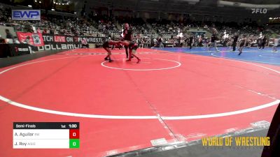 85 lbs Semifinal - Antonio Aguilar, RedWave Wrestling vs Jason Roy, All I See Is Gold Academy