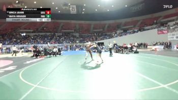 6A/5A Girls 145 Champ. Round 1 - Erica Lease, Crater Girls vs Maya Kruger, Parkrose Girls