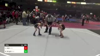 52 lbs Quarterfinal - Landon Wall, Extreme Heat WC vs Karter Wright, Punisher Wrestliing Co