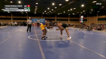 174 lbs 3rd Place - Moses Espinoza-Owens, South Dakota State vs Beau Mantanona, Michigan