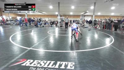 90 lbs Round Of 16 - Hudsyn Williams, Brackney vs Noah Rivera, Greentown