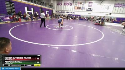 145 lbs Semifinal - Kianna Gutierrez-Munoz, Hermiston vs Abbygale Garza, Wapato