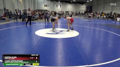 157 lbs Cons. Semi - Justin Klein, Cortland State vs Cavin Napoletano, Pennsylvania College Of Technology