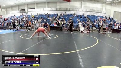 150 lbs Champ. Round 2 - Samuel Bustamante, IN vs Antonio Parker, IL