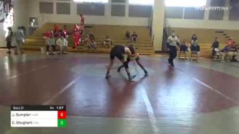 138 lbs Quarterfinal - Josiah Sumpter, Harrisburg vs Clayton Shughart, Carlisle