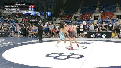 144 lbs Champ. Rd Of 32 - Mason Goelz, Indiana vs Bryson Burton, Oklahoma