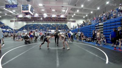 80 lbs Consi Of 8 #2 - Brady Gilles, Harrah Little League Wrestling vs Boston McClung, Piedmont