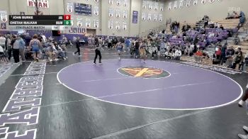 215 lbs 7th Place Match - John Burke, Arlington vs Chetan Malkan, Waukesha West