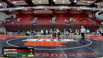 157 lbs Cons. Round 1 - Charlie Fifield, Illinois vs Braxton Strick, SIUE