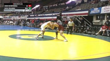 174 lbs Champ Round 1 (16 Team) - Josh Echeverria, Newberry College vs Luca Velando, Muhlenberg