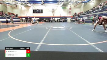 126 lbs Cons. Semi - Oakley Rivera, Wilmington vs Nicholas Guzman, Morton Cicero