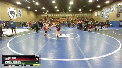 175 lbs Cons. Round 4 - Camdin Dockery, North Bakersfield High School vs Mason Bird, Nipomo