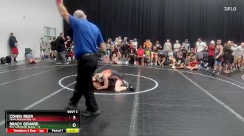 96 lbs Semis (4 Team) - Cohen Reer, Team Gotcha Red vs Brady Genard, Mat Assassins Black