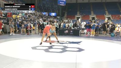 130 lbs Cons. Sub-rd Of 32 - Izabella Bendorf, South Dakota vs Kamdyn Kerth, Oklahoma