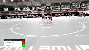 195 lbs Round Of 32 - Gerard Johnson, McDonogh School vs Cameron Cavins, Christian Brothers