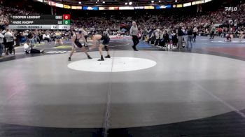 5A 132 lbs Cons. Round 3 - Kade Knopp, Lakeland vs Cooper Lehosit, Emmett
