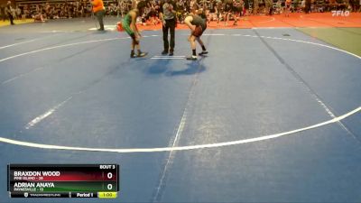 102 lbs Quarterfinals (8 Team) - Braxdon Wood, Pine Island vs Adrian Anaya, Paynesville