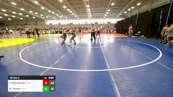 110 lbs Rr Rnd 3 - Patrick MacDowell, Mat Assassins Yellow vs Maddox White, Pursuit Wrestling Academy - Green