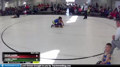 28 lbs Semifinal - Tatum Samek, Wahoo Wrestling Club vs Cohen Cisco, GI Grapplers