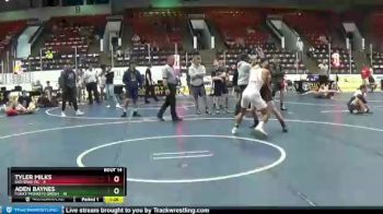 138 lbs Round 5 (6 Team) - Aden Baynes, Funky Monkeys Green vs Tyler Milks, Bad Bass WC