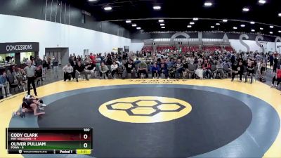 100 lbs Round 3 (8 Team) - Oliver Pulliam, POWA vs Cody Clark, Mat Assassins