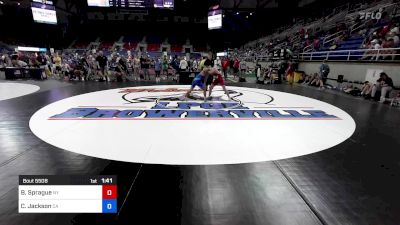 113 lbs Cons 32 #2 - Brennan Sprague, NY vs Cameron Jackson, CA