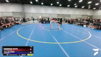 127 lbs Placement Matches (8 Team) - Samantha Sachs, California Red vs Taylor Miess, Colorado
