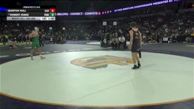 126 lbs Round Of 32 - Quinton Hull, Clovis West (CS) vs Robert Jones, Poway (SD)