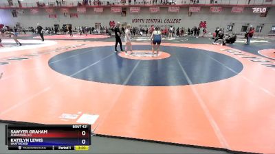 170 lbs Cons. Round 3 - Katelyn Lewis, UNATTACHED vs Sawyer Graham, Augustana (IL)
