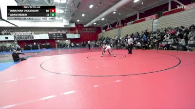 115 lbs Champ. Round 2 - Adam Rezeik, Livermore vs Jonathan Dickerson, Arroyo