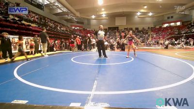 78 lbs Quarterfinal - Braelynn Williams, Wagoner Takedown Club vs Joslynn White, Skiatook Youth Wrestling