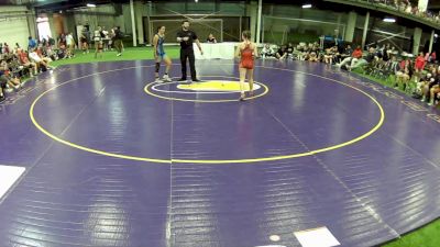 110 lbs Libertie Nigh, Ohio Gray vs Leah Lopez, California Red