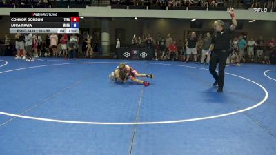 88 lbs Cons. Rd Of 16 - Connor Dobson, Team PA vs Luca Pavia, Monster Garage
