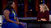 Olympic Gold Medalist Michelle Carter Explains Shot Put to Chelsea Handler