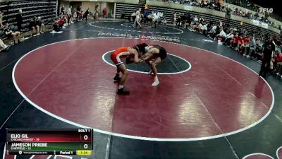 107 lbs Round 1 (4 Team) - Elio Gil, Chicago Marist vs Jameson Priebe, Chatfield