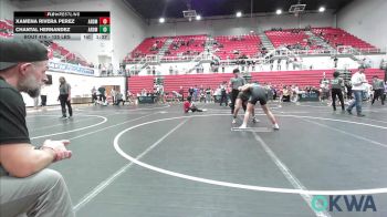 125 lbs Rr Rnd 2 - Xamena Rivera Perez, ARDMORE TAKEDOWN CLUB vs Chantal Hernandez, ARDMORE TAKEDOWN CLUB