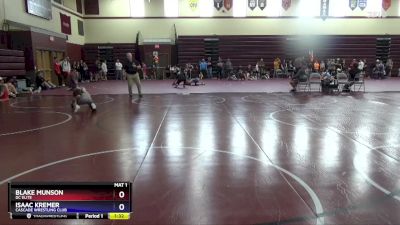 14UB-1 lbs Rr1 - Isaac Kremer, Cascade Wrestling Club vs Blake Munson, DC Elite