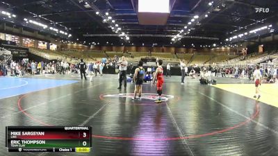 82 lbs Quarterfinal - Mike Sargsyan, LWC vs Eric Thompson, Team Clay