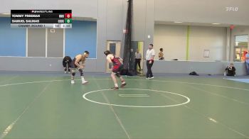 157 lbs Champ. Round 1 - Tommy Freeman, New Mexico Highlands vs Samuel Salinas, Colorado State University Club