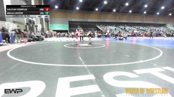 100 lbs Consi Of 16 #2 - Aaliyah Kemplin, Ceres Pups Wrestling Club vs Bella Lustre, Coalinga Roughnecks