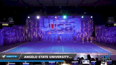 Angelo State University - Angelo State Cheer [2022 College - College Situational Sideline/Cheer] 2022 USA Nationals: Spirit/College/Junior