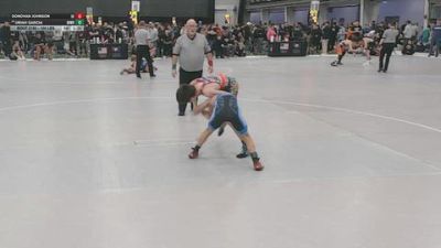 100 lbs Champ. Rd Of 64 - Uriah Garcia, BullTrained Wrestling vs Donovan Johnson, ISI