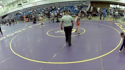 14U Boys - 75 lbs Champ. Round 2 - Archer Smith, Hononegah Wrestling Club vs Korbin Kiessling, Rampage Wrestling