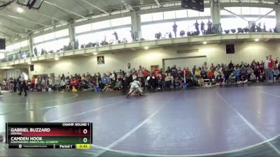 87 lbs Champ. Round 1 - Gabriel Buzzard, Indiana vs Camden Hook, Contenders Wrestling Academy