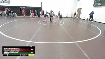 115 lbs Cons. Semi - Symantha Cherek, Nebraska Wrestling Academy vs Lillian McCleary, MO West